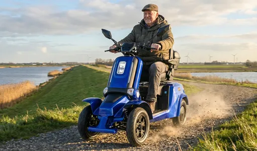 Ontdek de Snelste Scootmobiel: Kracht, Comfort en 45 km/u Snelheid